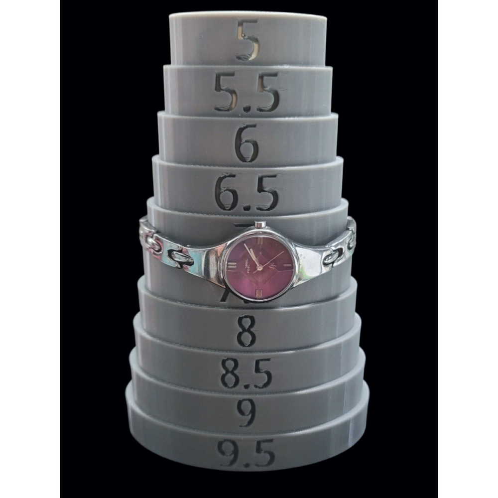 Women's Fossil Silver and Purple Watch